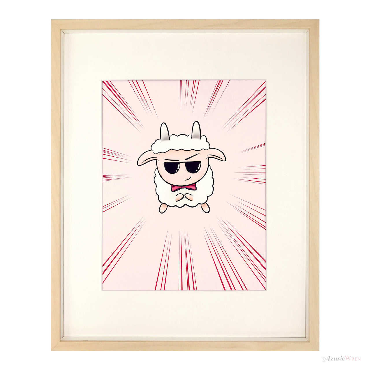 Boss Sheep Cute Art Print